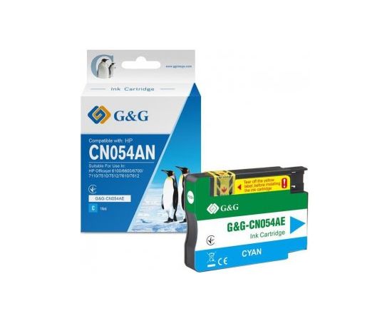 Купить Картридж G&G для HP Officejet 6700 Premium HP 933XL Cyan (G&G-CN054AE) по лучшей цене