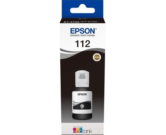 Купить Контейнер с чернилами Epson 112 EcoTank Pigment Black ink (C13T06C14A) по лучшей цене