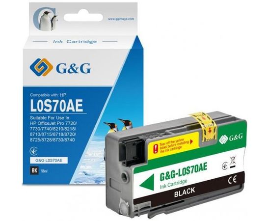 Купить Картридж G&G для HP No.953XL Officejet Pro 8210/8710/8720/8725/8730 Black (G&G-L0S70AE) по лучшей цене