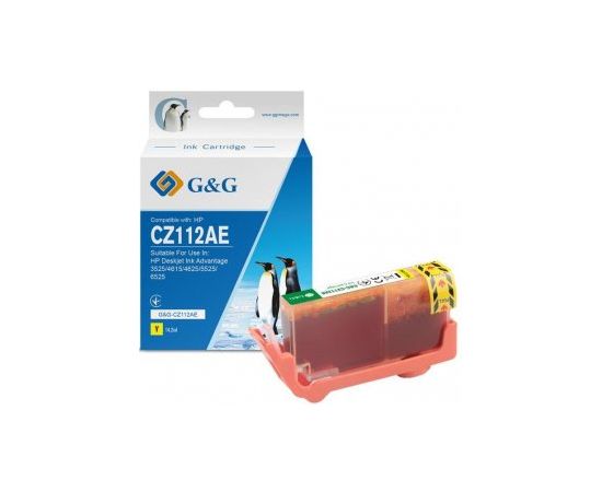Купить Картридж G&G для HP No.655 DJ 4615/4625/3525/5525 Yellow (G&G-CZ112AE) по лучшей цене