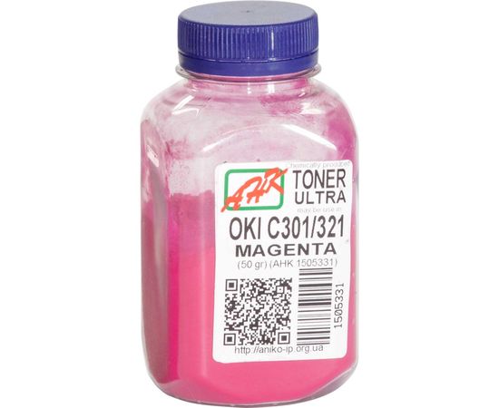 Купить Тонер АНК для OKI C301/321 бутль 50г Magenta (1505331) по лучшей цене