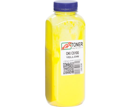 Купить Тонер АНК для OKI C5100/5200/5300/5400 бутль 160г Yellow (1501630) по лучшей цене