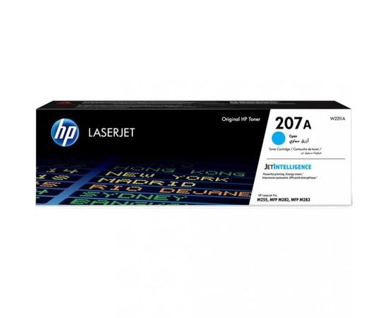 Купить Картридж тонерный HP 207A для CLJ M282/M283, M255dw/M255nw 1250 копий Cyan (W2211A) по лучшей цене