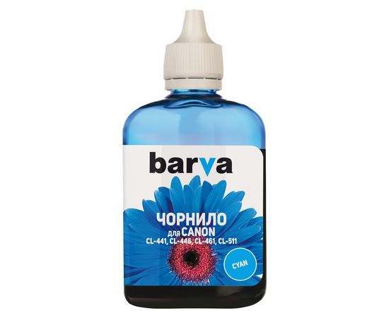 Купить Чернила Canon CL-461 специальные 100 мл, водорастворимые, голубые Barva (C461-728) по лучшей цене