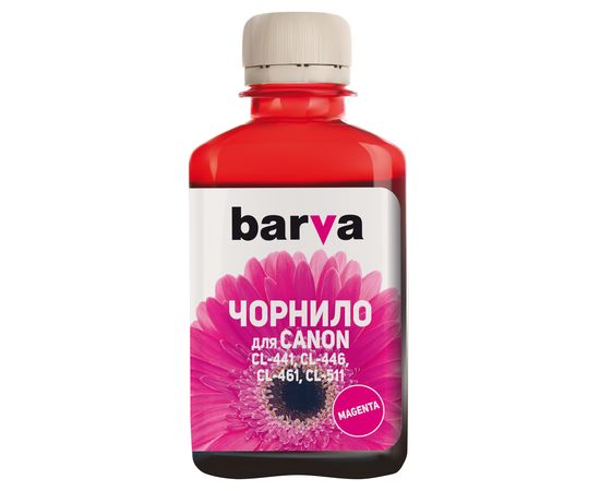 Купить Чернила Canon CL-461 специальные 180 мл, водорастворимые, пурпурные Barva (C461-733) по лучшей цене