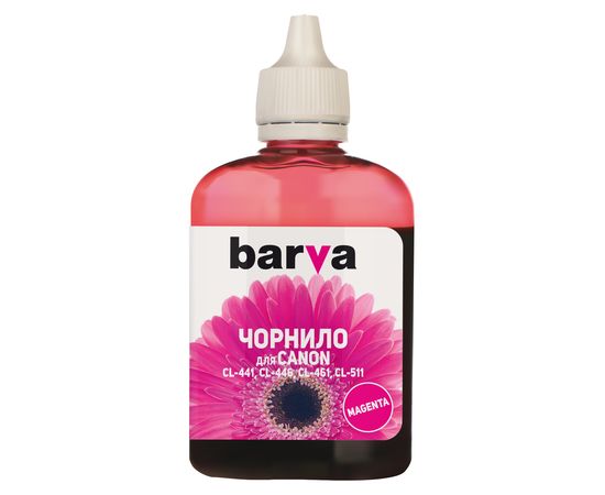 Купить Чернила Canon CL-461 специальные 100 мл, водорастворимые, пурпурные Barva (C461-729) по лучшей цене