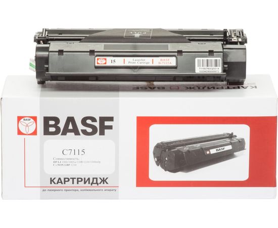 Купить Картридж тонерный BASF для HP LJ 1200/1220 аналог C7115A Black (BASF-KT-C7115A) по лучшей цене