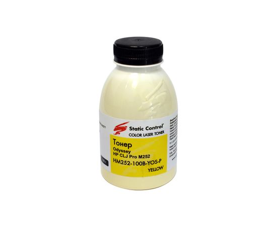 Купить тонер Odyssey HP CLJ Pro M252 100г yellow (фасованный) Static Control по лучшей цене