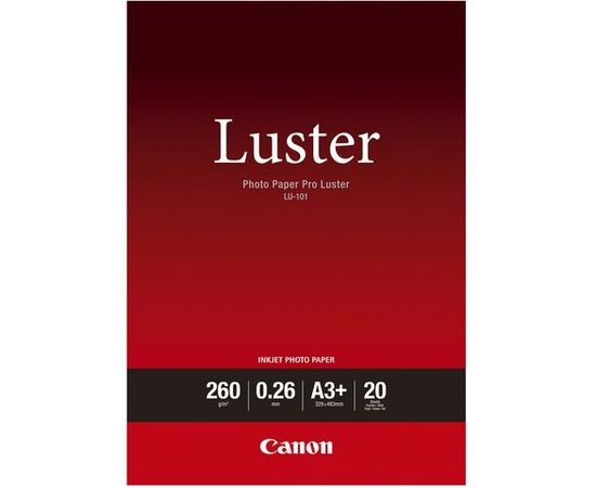 Купить Бумага Canon A3+ Luster Photo Paper Pro LU-101 20sh (6211B008) по лучшей цене