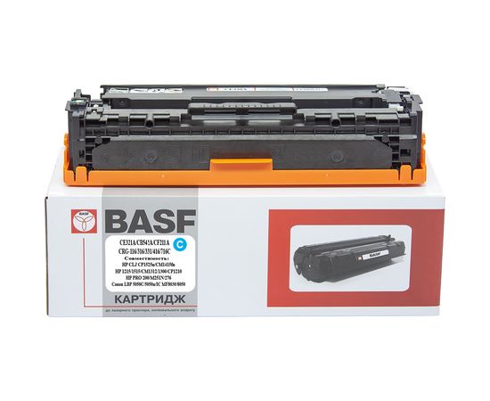 Купить Картридж BASF HP CLJ CP1525n/CE321A/CB541A/CF211A Cyan (BASF-KT-CE321A-U) по лучшей цене
