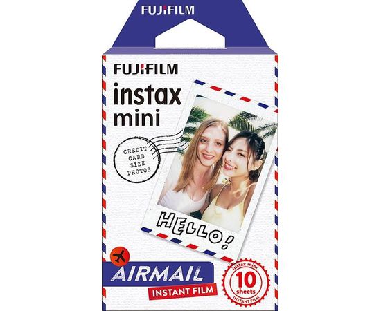 Купить Бумага Fujifilm COLORFILM INSTAX MINI AIRMAIL (54х86мм 10шт) (70100139610) по лучшей цене