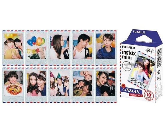 Купить Бумага Fujifilm COLORFILM INSTAX MINI AIRMAIL (54х86мм 10шт) (70100139610) по лучшей цене