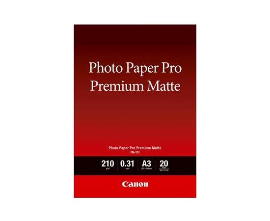Купить Бумага Canon A3 Photo Paper Premium Matte PM-101 20с (8657B006) по лучшей цене