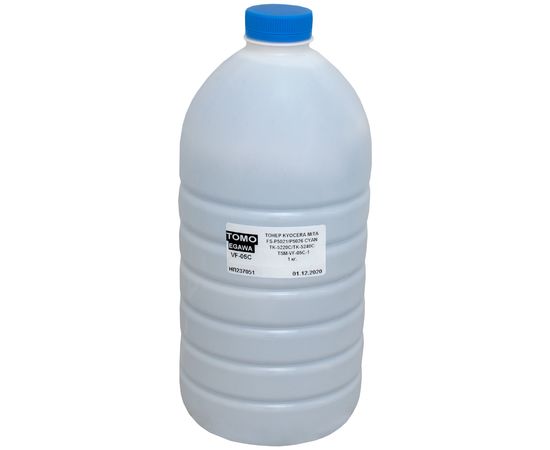 Купить Тонер Kyocera Mita Ecosys P5021 флакон, 1 кг, голубой Tomoegawa (TSM-VF-05C-1) по лучшей цене