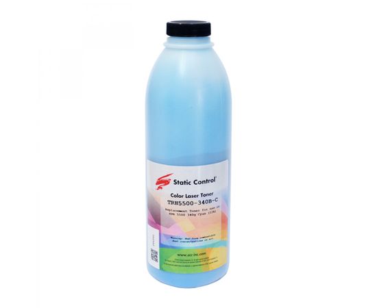 Купить Тонер HP CLJ 5500 флакон, 340 г, голубой SCC (TRH5500-340B-C) по лучшей цене