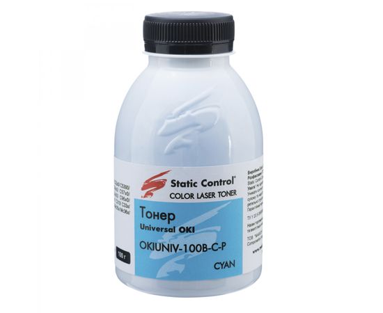 Купить Тонер Oki универсальный OKIUNIV флакон, 100 г, голубой SCC (OKIUNIV-100B-C-P) по лучшей цене