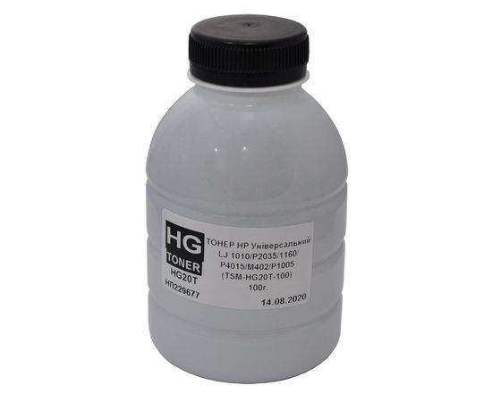 Купить Тонер HP универсальный LJ 1010 флакон, 100 г HG toner (TSM-HG20T-100) по лучшей цене