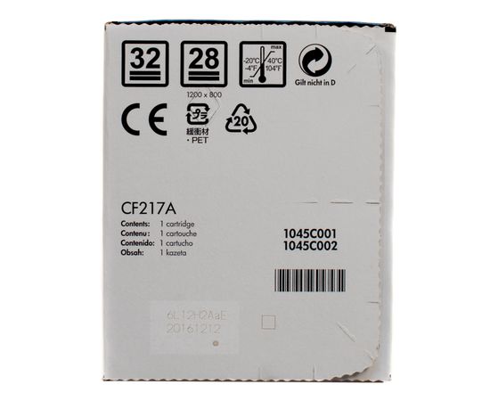 Купить Тонер-картридж 17A черный HP (CF217A) по лучшей цене