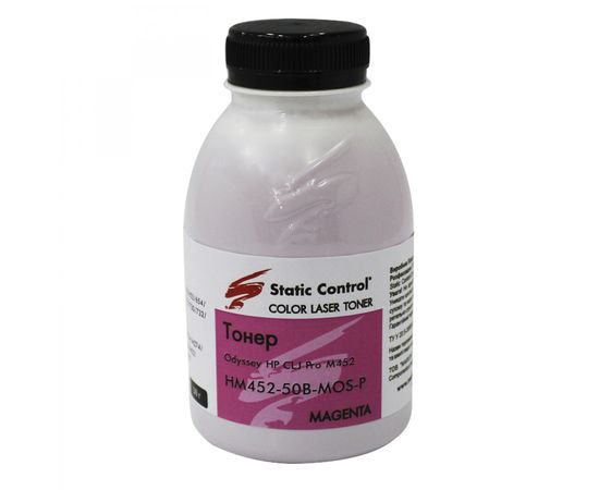 Купить Тонер HP CLJ Pro M452 флакон, 50 г, пурпурный SCC (HM452-50B-MOS-P) по лучшей цене