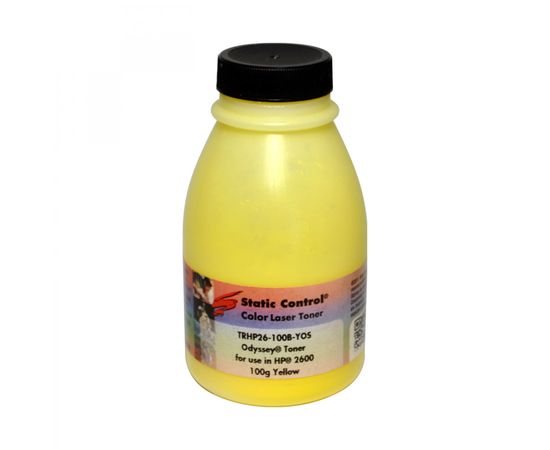 Купить Тонер HP CLJ 2600 флакон, 100 г, желтый SCC (TRHP26-100B-YOS) по лучшей цене