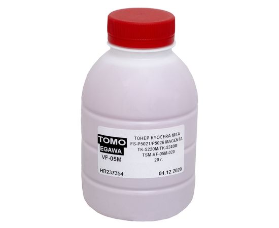 Купить Тонер Kyocera Mita Ecosys P5021 флакон, 20 г, пурпурный Tomoegawa (TSM-VF-05M-020) по лучшей цене