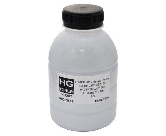 Купить Тонер HP универсальный LJ 1010 флакон, 80 г HG toner (TSM-HG20T-080) по лучшей цене