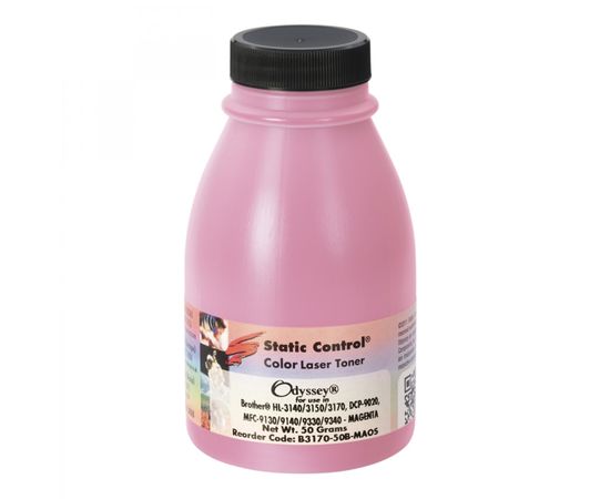 Купить Тонер Brother HL-L3170 флакон, 50 г, пурпурный SCC (B3170-50B-MAOS) по лучшей цене