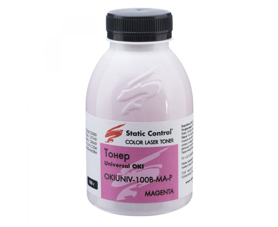 Купить Тонер Oki универсальный OKIUNIV2 флакон, 100 г, пурпурный SCC (OKIUNIV2-100B-MA-P) по лучшей цене
