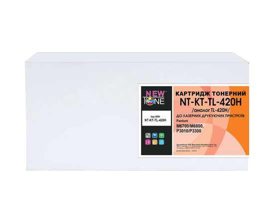 Купить Картридж NewTone Pantum TL-420H Black, для M6700/M6800, P3010/P330 (NT-KT-TL-420H) по лучшей цене
