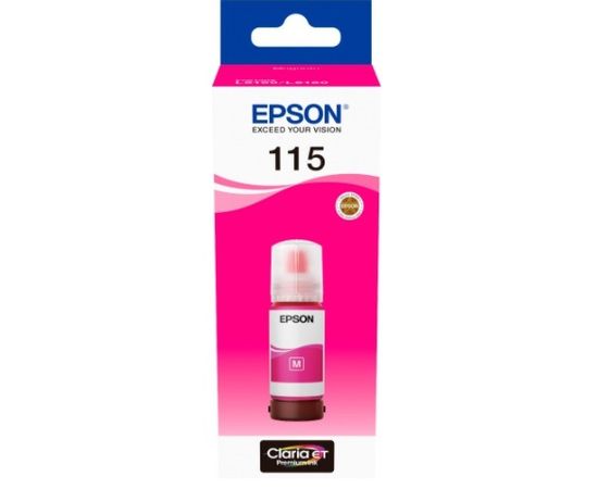 Купить Контейнер с чернилами Epson 115 EcoTank Magenta (C13T07D34A) по лучшей цене
