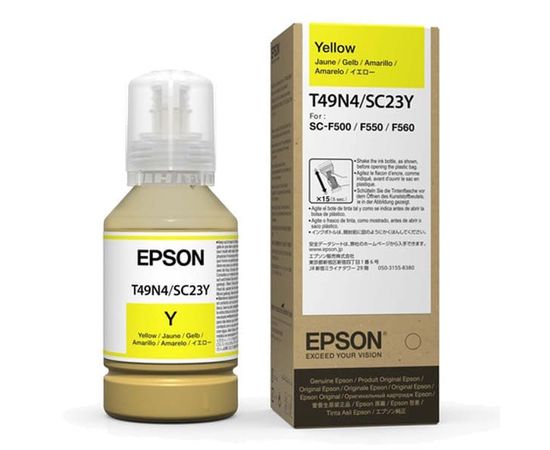 Купить Контейнер с чернилами Epson SC-F500 yellow (C13T49N400) по лучшей цене