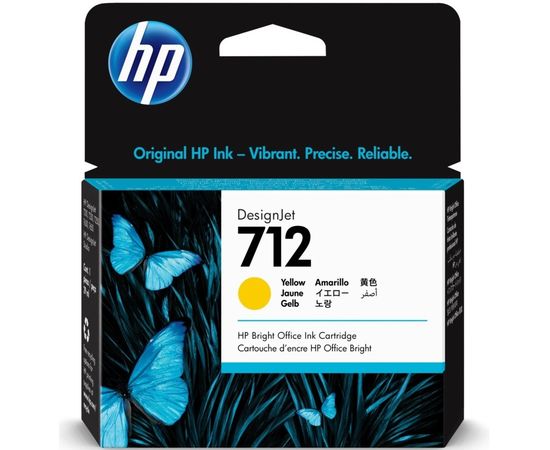 Купить Картридж HP DJ No.712 DesignJet Т230/Т630 Yellow 29ml (3ED69A) по лучшей цене