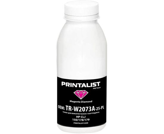 Купить Тонер HP CLJ 150/178/179, 25г Magenta Printalist (TR-W2073A-25-PL) по лучшей цене
