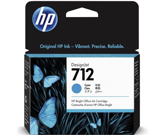 Купить Картридж HP DJ No.712 DesignJet Т230/Т630 Cyan 29ml (3ED67A) по лучшей цене