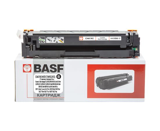 Купить Картридж тонерный BASF для Canon 045H, MF-610/630 аналог 1246C002/CF400X/201X Black (BASF-KT-045HBK-U) по лучшей цене