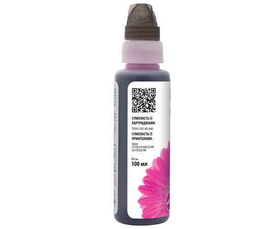 Купить Чернила Epson 101 M специальные 100 мл, флакон OneKey (1K), водорастворимые, пурпурные Barva (E101-600-1K) по лучшей цене