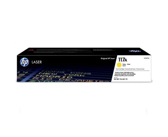 Купить Картридж тонерный HP 117A для CLJ 150/178/179 700 копий Yellow (W2072A) по лучшей цене