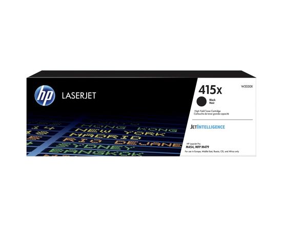 Купить Картридж тонерный HP 415X для CLJ Pro M454dn/479dw 7500 копий Black (W2030X) по лучшей цене