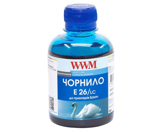 Купить Чернила WWM для Epson Expression Photo XP-55/XP-750/XP-850 200г Light Cyan Водорастворимые (E26/LC) по лучшей цене