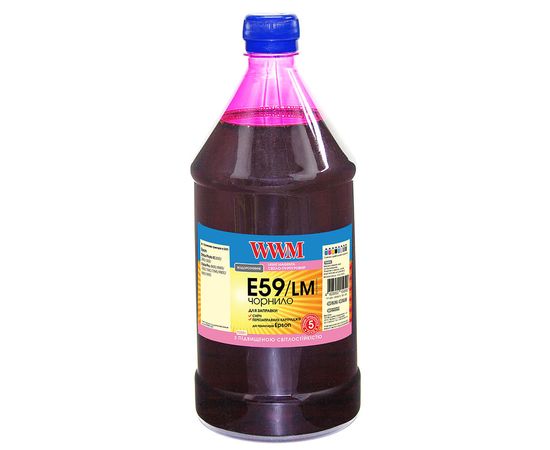 Купить Чернила WWM для Epson Stylus Pro 7890/9890 1000г Light Magenta Водорастворимые (E59/LM-4) светостойкие по лучшей цене
