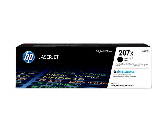 Купить Картридж тонерный HP 207X для CLJ M282/M283, M255dw/M255nw 3150 копий Black (W2210X) по лучшей цене