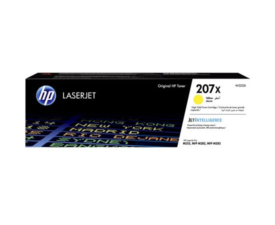 Купить Картридж тонерный HP 207X для CLJ M282/M283, M255dw/M255nw 2450 копий Yellow (W2212X) по лучшей цене