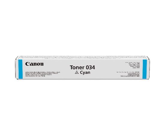 Купить Туба с тонером Canon 034 для iRC-C1225/1225iF 7300 копий Cyan (9453B001) по лучшей цене