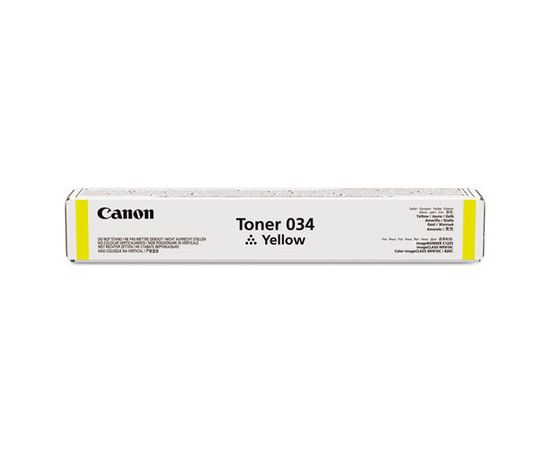 Купить Туба с тонером Canon 034 для iRC-C1225/1225iF 7300 копий Yellow (9451B001) по лучшей цене
