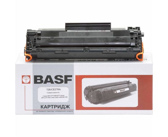 Купить Картридж тонерный BASF для HP LJ P1566/1606/M1536, Canon 728 аналог CE278A Black (BASF-KT-CE278A) по лучшей цене