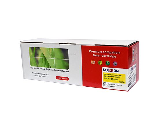 Купить картридж HP CLJ CB542A (125A) (SB542A) Makkon 1.4k yellow по лучшей цене