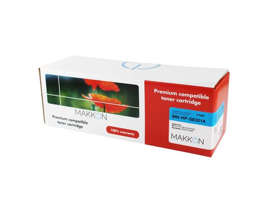 Купить картридж HP CLJP CE321A (128A) (SE321A) Makkon 1.3k cyan по лучшей цене