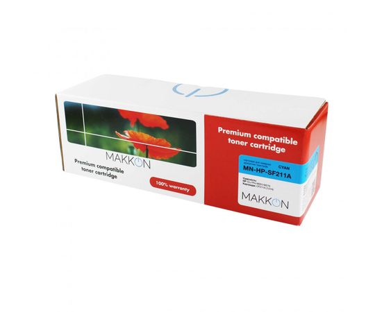 Купить картридж HP CLJP CF211A (131A) (SF211A) Makkon 1.8k cyan по лучшей цене