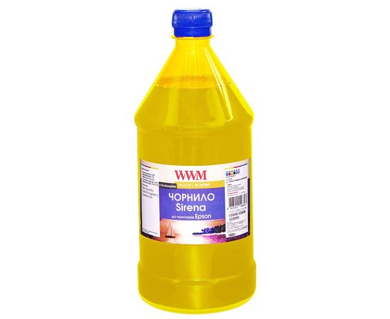 Купить Чернила WWM SIRENA для Epson 1000г Yellow сублимационные (ES01/Y-4) по лучшей цене