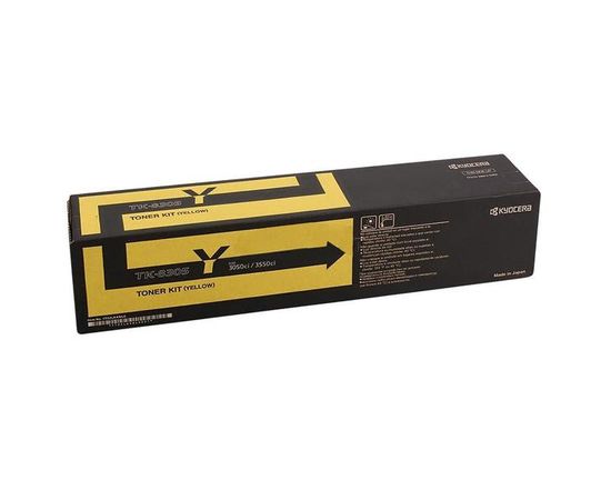 Купить Туба с тонером KYOCERA ТК-8305Y для TASKalfa 3550c/3051ci/3551ci 15000 копий Yellow (1T02LKANL0) по лучшей цене